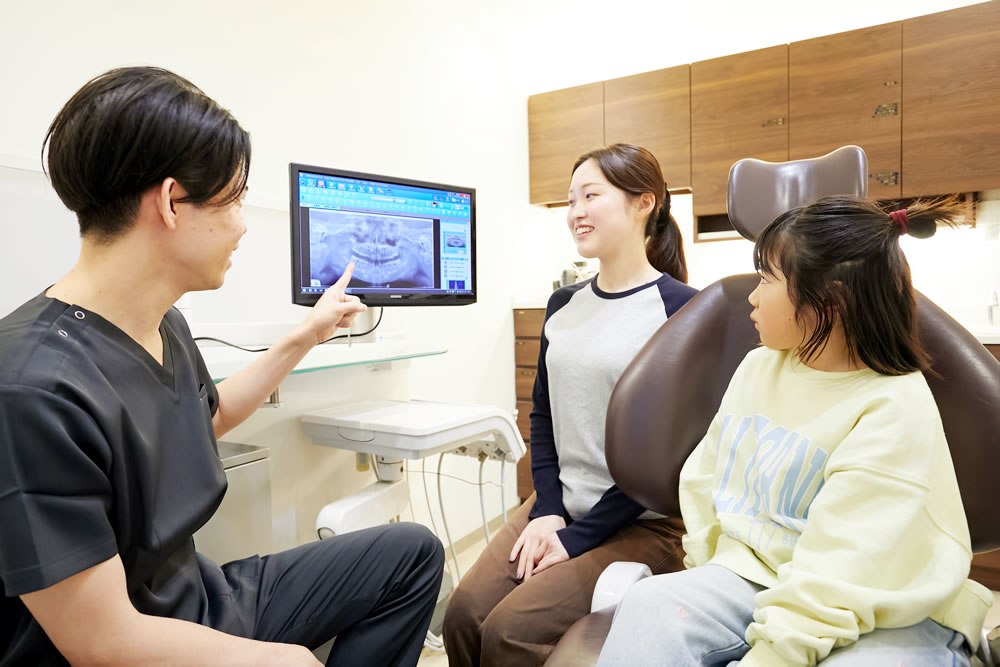 お子さま目線の治療説明