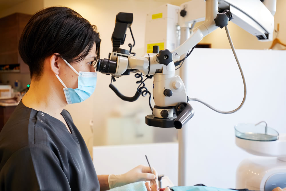 拡大視野での精密治療を実施