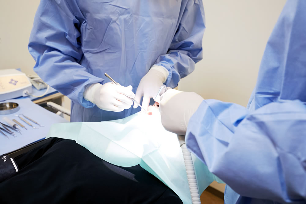 歯周外科治療の実施