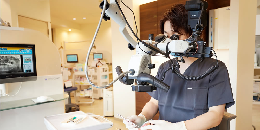 再発率の軽減・抜歯の回避の努めた精密根管治療