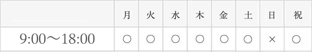 訪問可能日時
